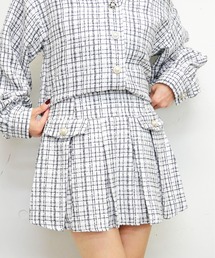 ツイードミニスカート