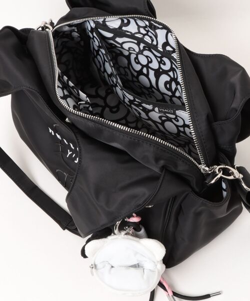 Y'SACCS(イザック)の「【Y'SACCS×HELLO KITTY】ハローキティフェイスポーチ付きトートM(トートバッグ・レディース・アイボリー/ネイビー/ブラック・FREE)」の7枚目の写真