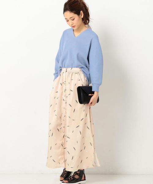 Another Edition（アナザーエディション）の「Vネック変形ワッフルプルオーバー2/AEBC V/Nヘンケイ ワッフルPOⅡ◆（Tシャツ/カットソー・レディース・ターコイズブルー/オフホワイト/レッド・FREE）」の8枚目の写真