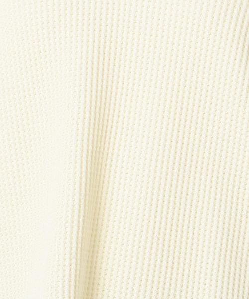 Another Edition（アナザーエディション）の「Vネック変形ワッフルプルオーバー2/AEBC V/Nヘンケイ ワッフルPOⅡ◆（Tシャツ/カットソー・レディース・ターコイズブルー/オフホワイト/レッド・FREE）」の12枚目の写真
