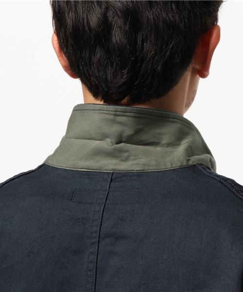 FREEMANS SPORTING CLUB（フリーマンズ スポーティング クラブ）の「FREEMANS SPORTING CLUB JP　C/L KATSURAGI SHOP COAT（その他アウター・メンズ・ベージュ/ネイビー/オフホワイト・3/2）」の17枚目の写真