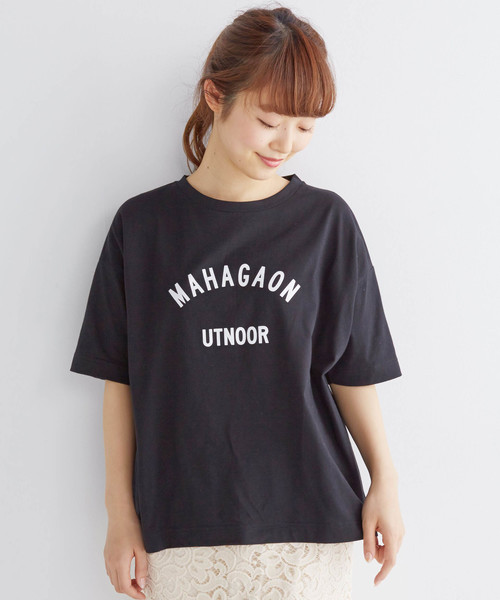 haco!（ハコ）の「ＰＢＰ　オーガニックコットン　ロゴＴシャツ＜ＮＡＭＡＳＴＥ！ ＩＮＤＩＡ＞（Tシャツ/カットソー・レディース・杢グレー/ホワイト/ピンク/ブラック・MEDIUM/SMALL/LARGE/X-LARGE）」の3枚目の写真