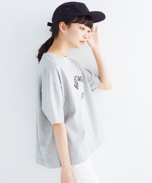 haco!（ハコ）の「ＰＢＰ　オーガニックコットン　ロゴＴシャツ＜ＮＡＭＡＳＴＥ！ ＩＮＤＩＡ＞（Tシャツ/カットソー・レディース・杢グレー/ホワイト/ピンク/ブラック・MEDIUM/SMALL/LARGE/X-LARGE）」の18枚目の写真