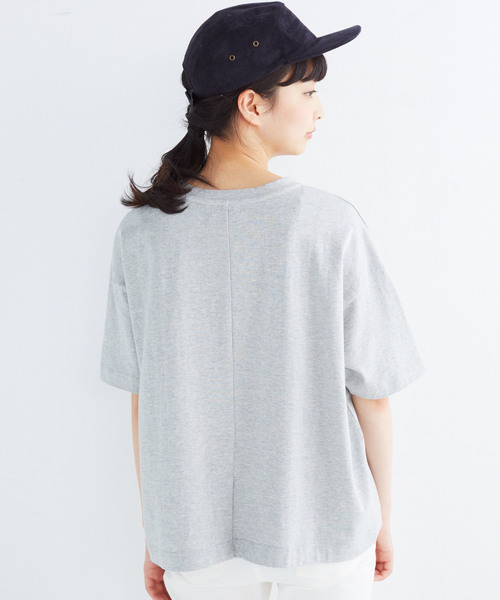 haco!（ハコ）の「ＰＢＰ　オーガニックコットン　ロゴＴシャツ＜ＮＡＭＡＳＴＥ！ ＩＮＤＩＡ＞（Tシャツ/カットソー・レディース・杢グレー/ホワイト/ピンク/ブラック・MEDIUM/SMALL/LARGE/X-LARGE）」の19枚目の写真