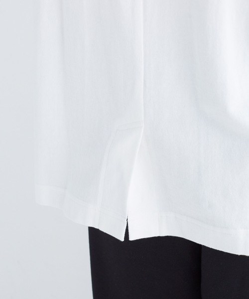 haco!（ハコ）の「ＰＢＰ　オーガニックコットン　ロゴＴシャツ＜ＮＡＭＡＳＴＥ！ ＩＮＤＩＡ＞（Tシャツ/カットソー・レディース・杢グレー/ホワイト/ピンク/ブラック・MEDIUM/SMALL/LARGE/X-LARGE）」の8枚目の写真