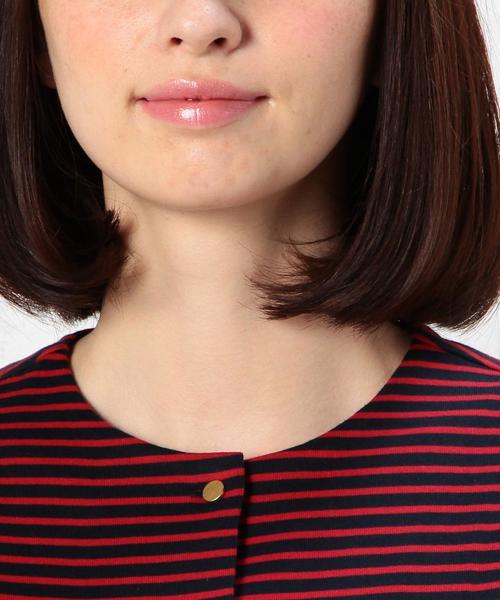 green label relaxing（グリーンレーベルリラクシング）の「■■■CB 60テンジク BOR カーディガン◆（カーディガン/ボレロ・レディース・オフホワイト/ネイビー・FREE）」の11枚目の写真