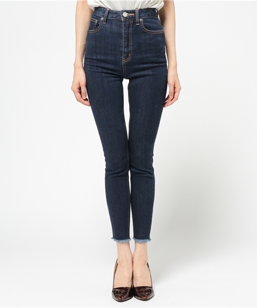 MOUSSY（マウジー）の「iSKO HW EMOTION fringe SKINNY2（デニムパンツ・レディース・ブルー/ライトブルー・26inch/27inch/23inch/24inch/25inch）」の10枚目の写真
