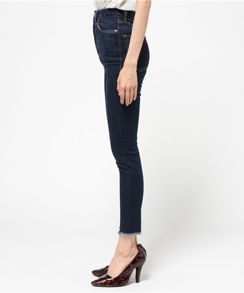MOUSSY（マウジー）の「iSKO HW EMOTION fringe SKINNY2（デニムパンツ・レディース・ブルー/ライトブルー・26inch/27inch/23inch/24inch/25inch）」の11枚目の写真