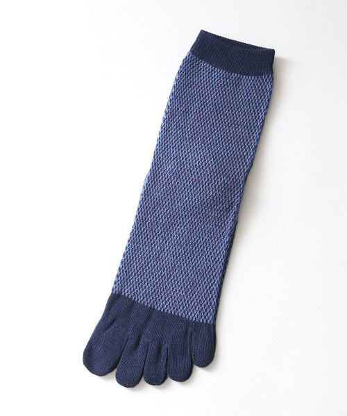 Collex コレックス の 絹屋 父の日5本指sox ジャガード ソックス 靴下 Wear