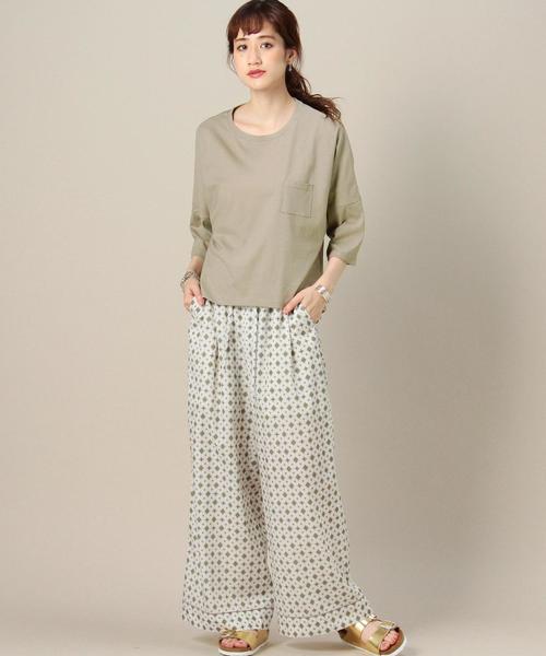 BEAUTY&YOUTH UNITED ARROWS（ビューティーアンドユースユナイテッドアローズ）の「BY コモン パジャマパンツ/ライナー◆（その他パンツ・レディース・ホワイト・FREE）」の9枚目の写真