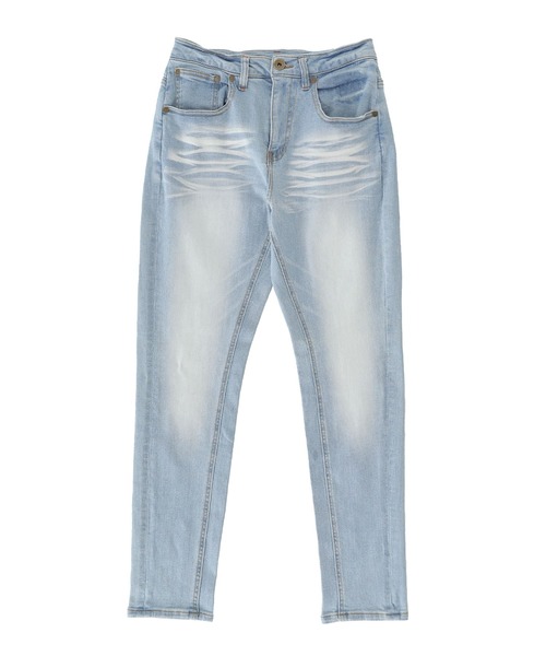 n'OrLABEL（ノアールレーベル）の「『風合いヴィンテージストレッチデニム』（デニムパンツ・レディース・ネイビー/ライトブルー/インディゴブルー・2/1）」の16枚目の写真