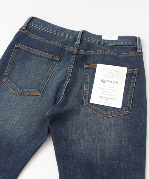 URBAN RESEARCH（アーバンリサーチ）の「URBAN RESEARCH 360°WashデニムスリムテーパードPt（デニムパンツ・メンズ・インディゴブルー・LARGE/MEDIUM/SMALL）」の9枚目の写真