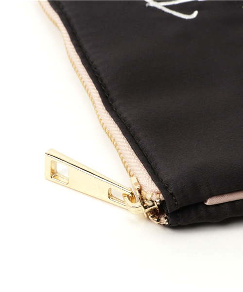 WEGO（ウィゴー）の「WEGO/スカジャンクラッチバッグ（クラッチバッグ・レディース・ブラック/ネイビー・FREE）」の6枚目の写真