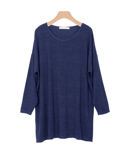 Pierrot（ピエロ）の「ビッグシルエット ニットソートップス（ニット/セーター・レディース・杢グレー/オフホワイト/ホワイト×ブラック/ブラック/カーキ/ブルー系その他/ベージュ/ネイビー/ピンク・M/L）」の8枚目の写真