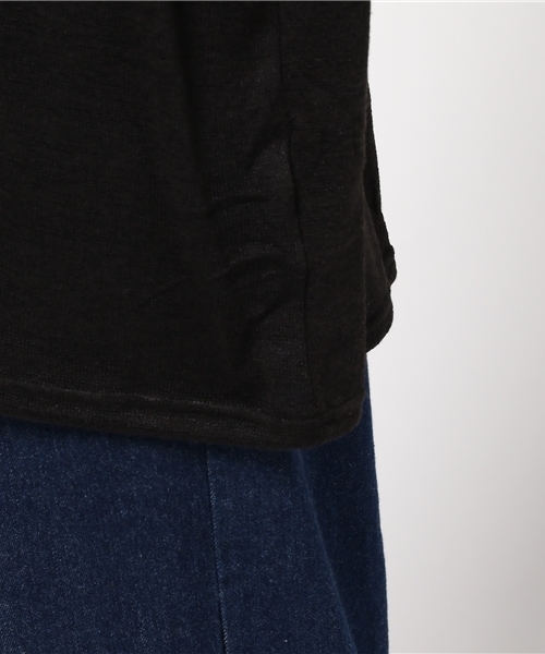 Pierrot（ピエロ）の「ビッグシルエット ニットソートップス（ニット/セーター・レディース・杢グレー/オフホワイト/ホワイト×ブラック/ブラック/カーキ/ブルー系その他/ベージュ/ネイビー/ピンク・M/L）」の11枚目の写真