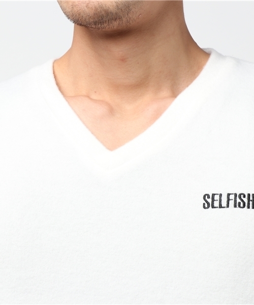 VENCEEXCHANGE（ヴァンスエクスチェンジ）の「ミル天竺VネックロンT                    （Tシャツ/カットソー・メンズ・ピンク/オフホワイト/グレー・LARGE/MEDIUM）」の6枚目の写真