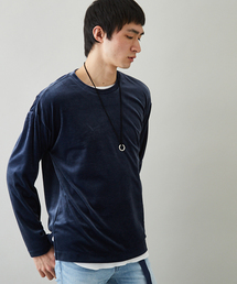 STUDIOUS | STUDIOUS トリアセテートベロアプルオーバー(スウェット)