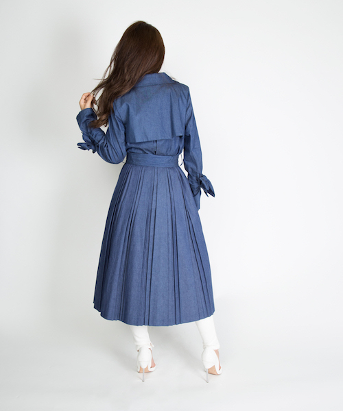 公式通販サイト - ファッション 通販 eimy trench pleats istoire（エイミーイストワール）の「denim ジャケット・アウター