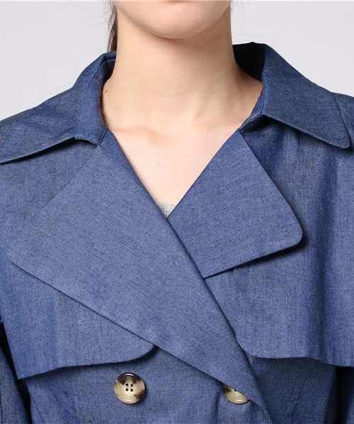 eimy istoire（エイミーイストワール）の「denim pleats trench