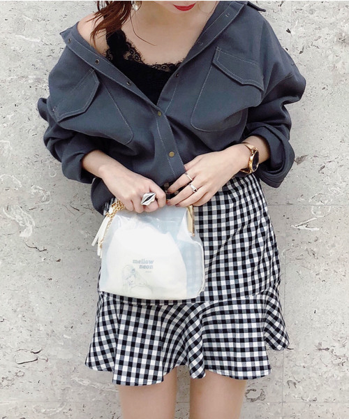 archives(アルシーヴ)の「レースキャミソール(キャミソール・レディース・マスタード/ブラック/オフホワイト/グレー/ワイン/ピンク/ピンク系その他/ベージュ/ブラウン・MEDIUM)」の12枚目の写真