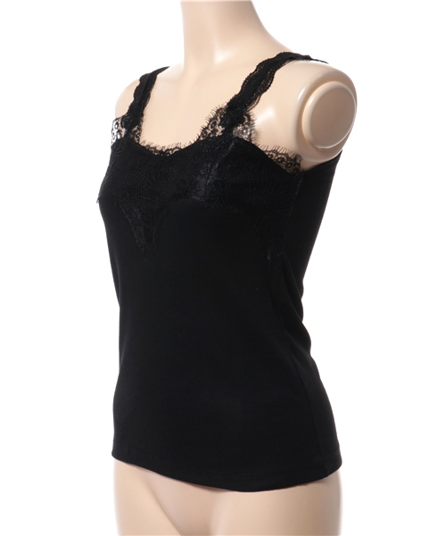 archives(アルシーヴ)の「レースキャミソール(キャミソール・レディース・マスタード/ブラック/オフホワイト/グレー/ワイン/ピンク/ピンク系その他/ベージュ/ブラウン・MEDIUM)」の19枚目の写真