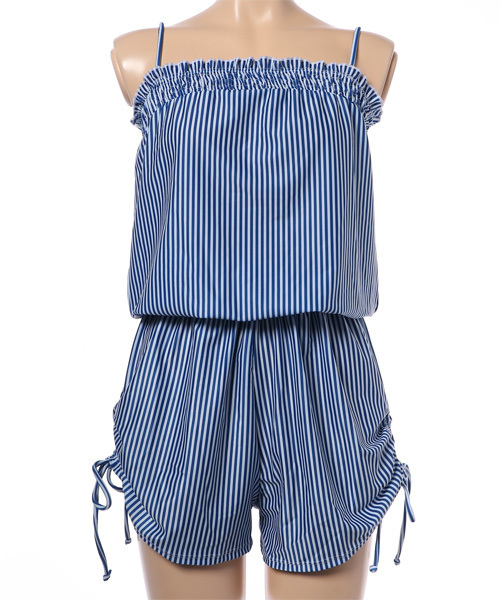 KOBE LETTUCE（コウベレタス）の「水着用2Wayショートオールインワン（水着・レディース・ピンク/ブラック系その他/ブラック系その他3/ネイビー/ブルー系その他/その他3/ブラック/ブルー系その他2/その他4/ブルー系その他4/ブラック系その他4/ブルー系その他3・M/L）」の8枚目の写真