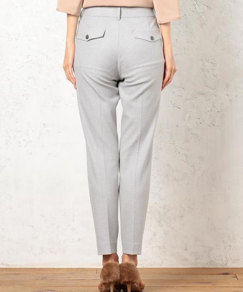 green label relaxing（グリーンレーベルリラクシング）の「■■■[手洗い可能] ◆CR 2WAY ノータック パンツ ◆（その他パンツ・レディース・ライトグレー/ダークブラウン/オフホワイト/ネイビー/ブラック・36/34/42/44/38/46/40）」の6枚目の写真