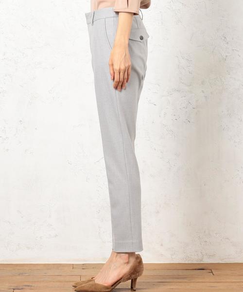 green label relaxing（グリーンレーベルリラクシング）の「■■■[手洗い可能] ◆CR 2WAY ノータック パンツ ◆（その他パンツ・レディース・ライトグレー/ダークブラウン/オフホワイト/ネイビー/ブラック・36/34/42/44/38/46/40）」の8枚目の写真