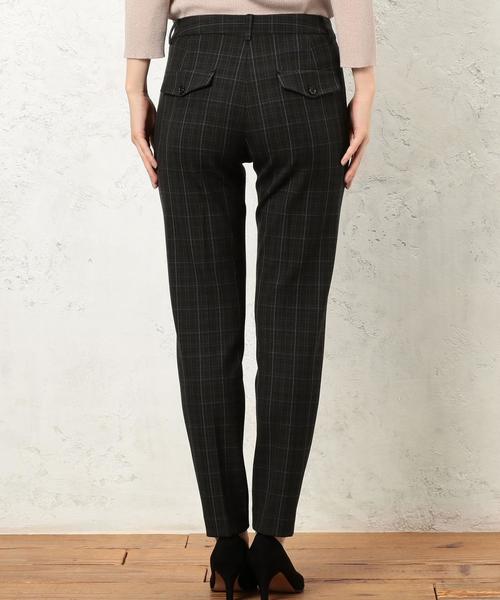 green label relaxing（グリーンレーベルリラクシング）の「■■■[手洗い可能] ◆CR 2WAY ノータック パンツ ◆（その他パンツ・レディース・ライトグレー/ダークブラウン/オフホワイト/ネイビー/ブラック・36/34/42/44/38/46/40）」の13枚目の写真