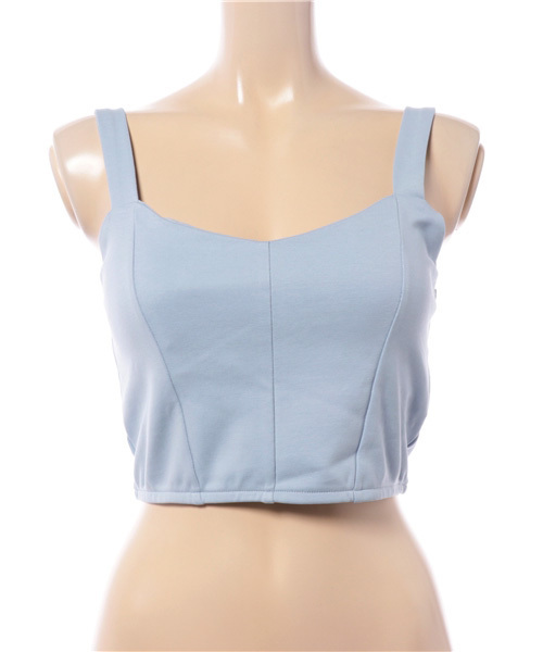 SLY - SLY ビスチェ SLY（スライ）の「2WAY SHIRRING BUSTIER TOPS ツーウェイ