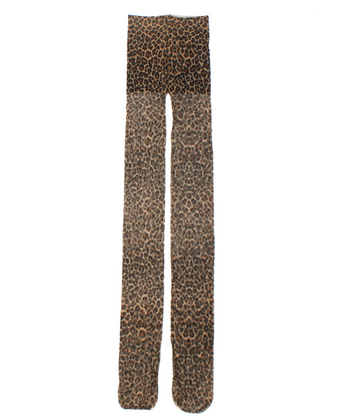 Jewel Changes（ジュエルチェンジズ）の「JC レオパード タイツ（タイツ/ストッキング・レディース・ブラウン・フリー）」の2枚目の写真