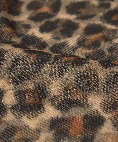 Jewel Changes（ジュエルチェンジズ）の「JC レオパード タイツ（タイツ/ストッキング・レディース・ブラウン・フリー）」の5枚目の写真