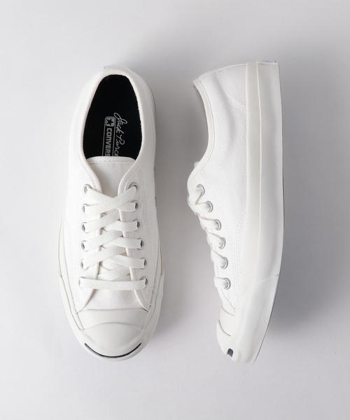 CONVERSE（コンバース）の「＜CONVERSE（コンバース）＞∴JACK PURCELL スニーカー（スニーカー・レディース・ライトグレー/ホワイト/ブラック・24.5cm/23.5cm/24cm/23cm/25cm）」の2枚目の写真