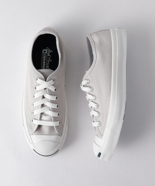 CONVERSE（コンバース）の「＜CONVERSE（コンバース）＞∴JACK PURCELL スニーカー（スニーカー・レディース・ライトグレー/ホワイト/ブラック・24.5cm/23.5cm/24cm/23cm/25cm）」の3枚目の写真