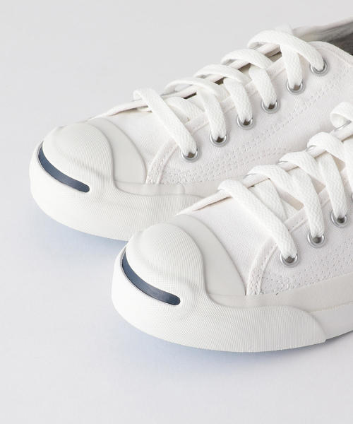 CONVERSE（コンバース）の「＜CONVERSE（コンバース）＞∴JACK PURCELL スニーカー（スニーカー・レディース・ライトグレー/ホワイト/ブラック・24.5cm/23.5cm/24cm/23cm/25cm）」の5枚目の写真