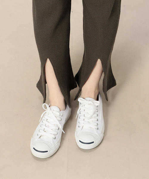 CONVERSE（コンバース）の「＜CONVERSE（コンバース）＞∴JACK PURCELL スニーカー（スニーカー・レディース・ライトグレー/ホワイト/ブラック・24.5cm/23.5cm/24cm/23cm/25cm）」の9枚目の写真