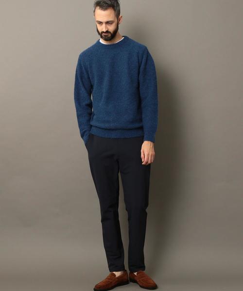 BEAUTY&YOUTH UNITED ARROWS（ビューティーアンドユースユナイテッドアローズ）の「BY ベビーアルパカ リングヤーン ニット ◆（ニット/セーター・メンズ・ナチュラル/ロイヤルブルー/イエロー・X-LARGE/LARGE/MEDIUM/SMALL）」の12枚目の写真