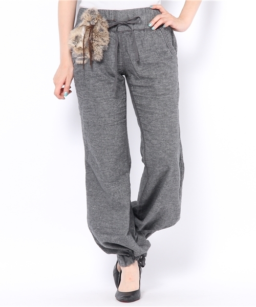 goa（ゴア）の「ファー付ナチュラルバギーパンツ（その他パンツ・レディース・ブラック/モカ/ベージュ・FREE）」の6枚目の写真