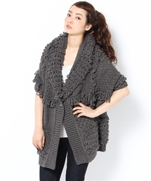 And A | アシンメループニットカーディガン(カーディガン/ボレロ)