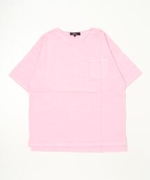 <Re Youthセレクト> ピグメント加工 胸ポケット ワイドシルエット カットソー