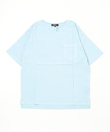 <Re Youthセレクト> ピグメント加工 胸ポケット ワイドシルエット カットソー