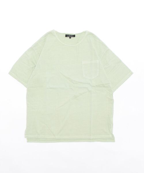 Re Youth(リユース)の「<Re Youthセレクト> ピグメント加工 胸ポケット ワイドシルエット カットソー(Tシャツ/カットソー・メンズ・ピンク/イエロー/ブルー/グリーン・MEDIUM/LARGE)」の2枚目の写真