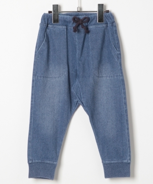 GLOBAL WORK（グローバルワーク）の「【キッズ】カットデニムリブパンツ/776691（デニムパンツ・キッズ・ネイビー/サックスブルー・LARGE/SMALL/X-LARGE/XX-LARGE/MEDIUM）」の17枚目の写真