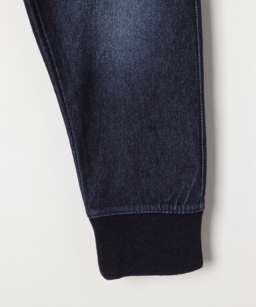 GLOBAL WORK（グローバルワーク）の「【キッズ】カットデニムリブパンツ/776691（デニムパンツ・キッズ・ネイビー/サックスブルー・LARGE/SMALL/X-LARGE/XX-LARGE/MEDIUM）」の12枚目の写真