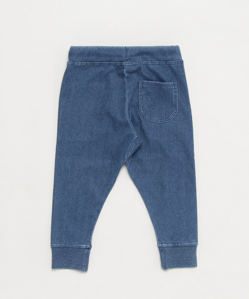 GLOBAL WORK（グローバルワーク）の「【キッズ】カットデニムリブパンツ/776691（デニムパンツ・キッズ・ネイビー/サックスブルー・LARGE/SMALL/X-LARGE/XX-LARGE/MEDIUM）」の3枚目の写真