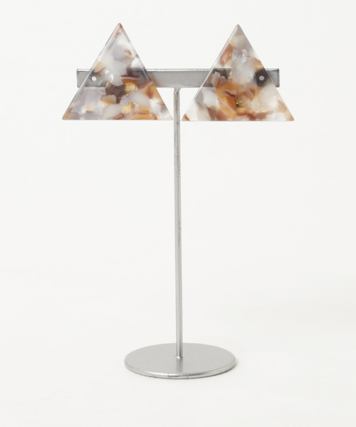 TONE SELECT GOODS(トーンセレクトグッズ)の「【glou】Vintage Earrings NO.19-A(イヤリング・レディース・ブラウン/グレー/ピンク/ブルー・FREE)」の3枚目の写真