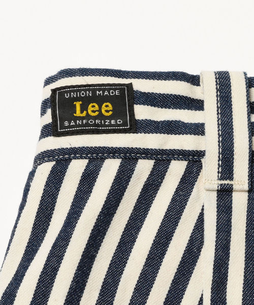 Lee × SHIPS 別注タックワイドトラウザー ヒッコリーワークスラックス Lee（リー）の「LEE: 別注 ヒッコリートラウザーパンツ