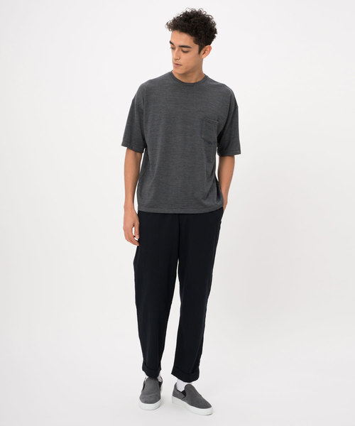 lideal（リデアル）の「lideal リネンストレッチ PLUM(プラム)/95281008（その他パンツ・メンズ・ライトグレー/ネイビー・S/M/L）」の6枚目の写真