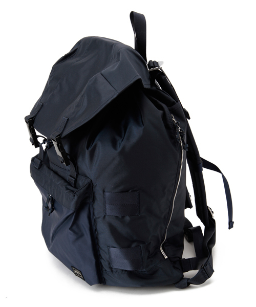 PORTER（ポーター）の「PORTER FORCE RUCKSACK <B印 YOSHIDA SELECT>（バックパック/リュック・メンズ・ブラック/オリーブ/ネイビー・ONE SIZE）」の5枚目の写真