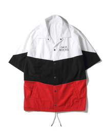 GALLIS ADDICTION | GAナイロンストレッチ切り替えコーチシャツ(シャツ/ブラウス)